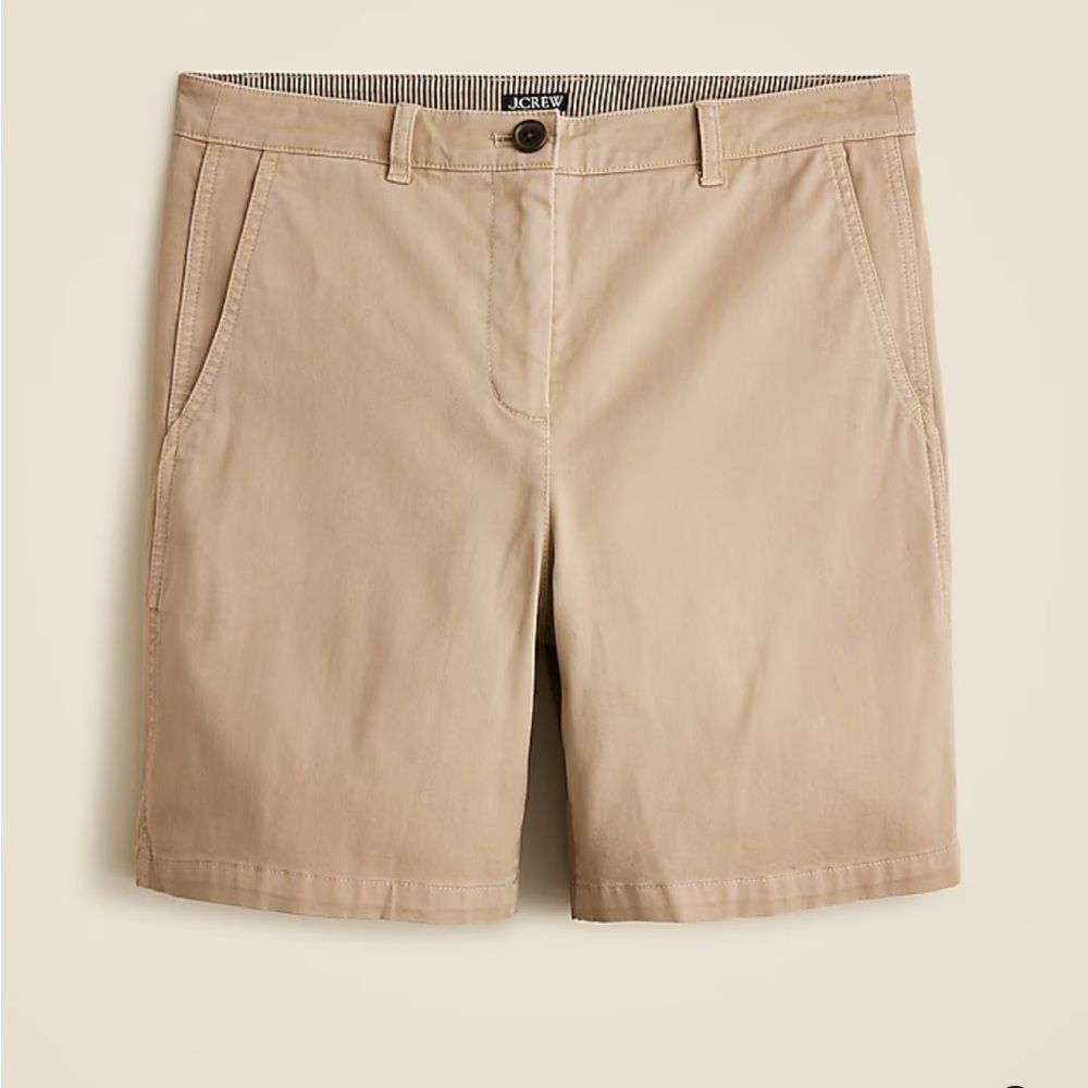 J Crew Women’s 9” inseam khaki  shorts size 4